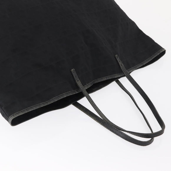 FENDI Zucca Canvas Tote Bag Black Auth 168423