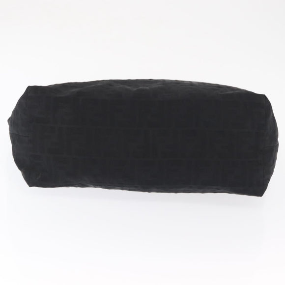 FENDI Zucca Canvas Tote Bag Black Auth 168423