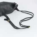 Coach Shoulder Bag Leather Black Auth 168425-7