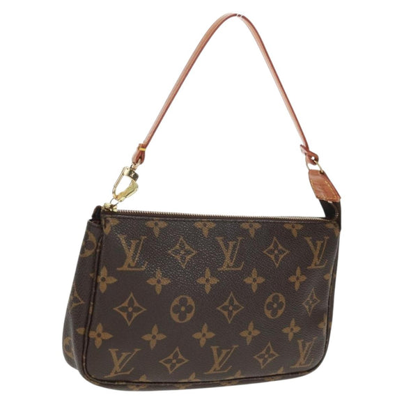 LOUIS VUITTON Monogram Pochette Accessoires Pouch M51980 LV Auth 168445