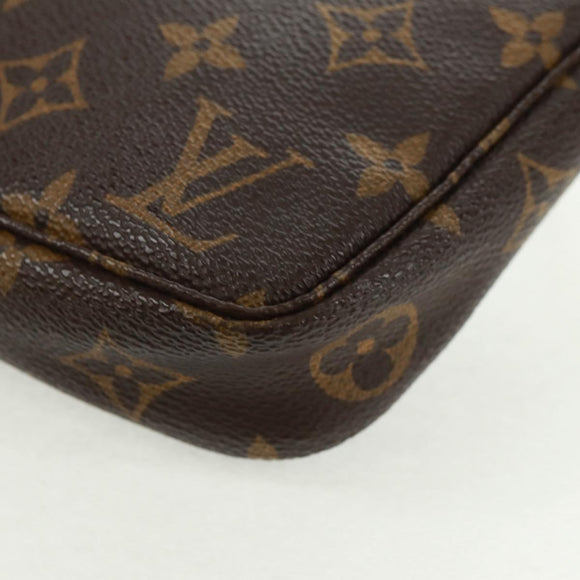 LOUIS VUITTON Monogram Pochette Accessoires Pouch M51980 LV Auth 168445