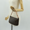 LOUIS VUITTON Monogram Pochette Accessoires Pouch M51980 LV Auth 168445-21