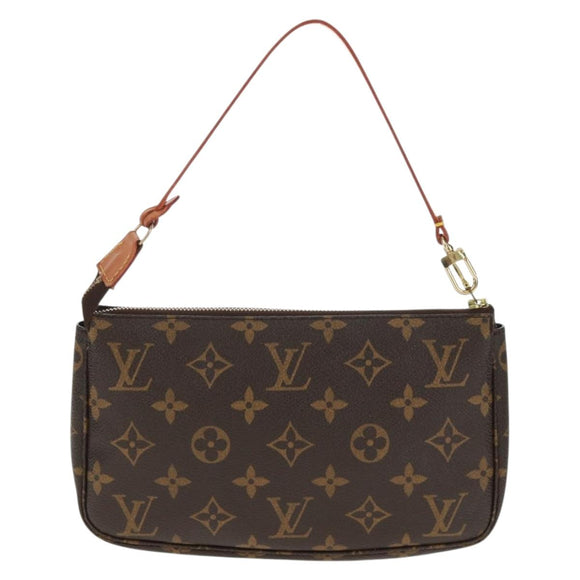 LOUIS VUITTON Monogram Pochette Accessoires Pouch M51980 LV Auth 168445