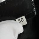 PRADA Drawstring Pouch Nylon Black Silver Auth 168451V-18