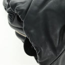 Christian Dior Karenina Hand Bag Leather Black Silver Auth 168453SAV-10
