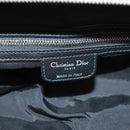 Christian Dior Karenina Hand Bag Leather Black Silver Auth 168453SAV-16
