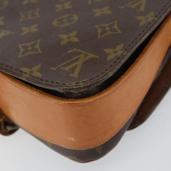 LOUIS VUITTON Monogram Cartouchiere MM Shoulder Bag Vintage M51253 Auth 168455