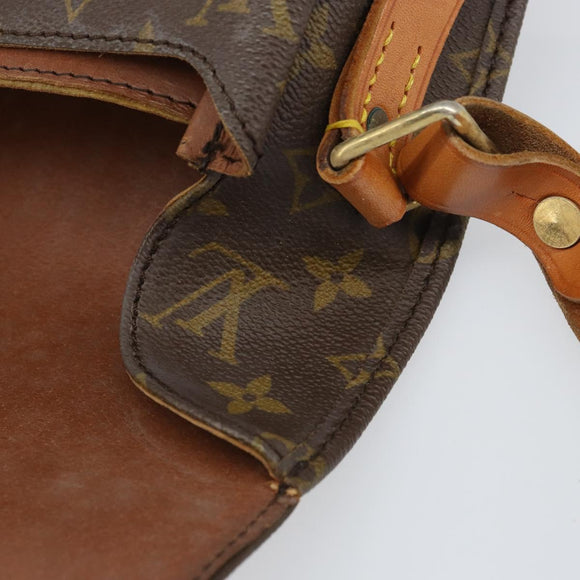 LOUIS VUITTON Monogram Cartouchiere MM Shoulder Bag Vintage M51253 Auth 168455