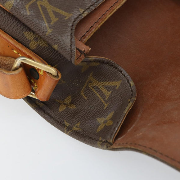 LOUIS VUITTON Monogram Cartouchiere MM Shoulder Bag Vintage M51253 Auth 168455
