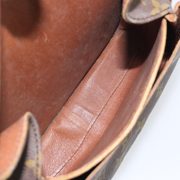 LOUIS VUITTON Monogram Cartouchiere MM Shoulder Bag Vintage M51253 Auth 168455