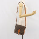 LOUIS VUITTON Monogram Cartouchiere MM Shoulder Bag Vintage M51253 Auth 168455-24