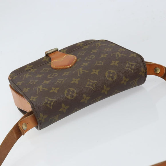 LOUIS VUITTON Monogram Cartouchiere MM Shoulder Bag Vintage M51253 Auth 168455