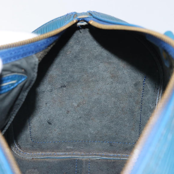 LOUIS VUITTON Epi Speedy 30 Hand Bag Toledo Blue M43005 LV Auth 168457