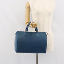 LOUIS VUITTON Epi Speedy 30 Hand Bag Toledo Blue M43005 LV Auth 168457-22
