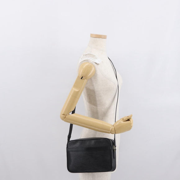 LOUIS VUITTON Epi Trocadero 23 Shoulder Bag Black M52302 LV Auth 168458