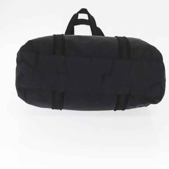 PRADA Tote Bag Nylon Black Auth 168460