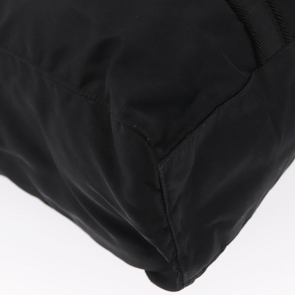 PRADA Tote Bag Nylon Black Auth 168460