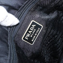 PRADA Tote Bag Nylon Black Auth 168460-17