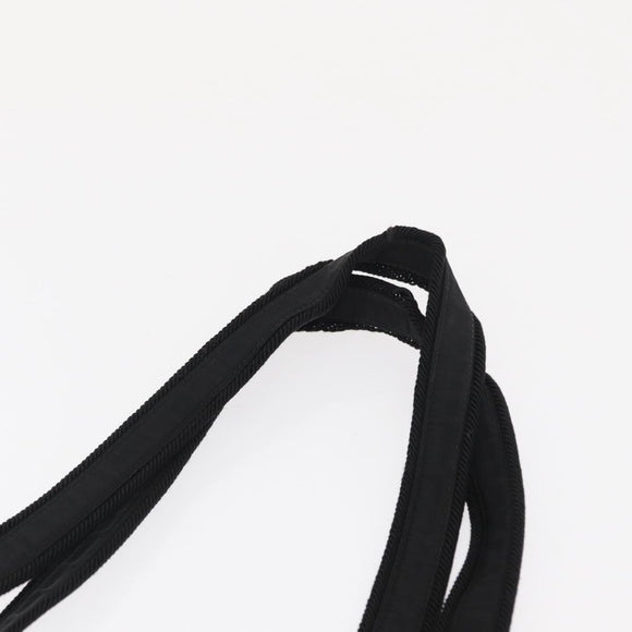 PRADA Tote Bag Nylon Black Auth 168460