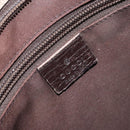 GUCCI GG Supreme Shoulder Bag PVC Beige Silver 141626 Auth 168461-19