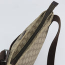 GUCCI GG Supreme Shoulder Bag PVC Beige Silver 141626 Auth 168461-6