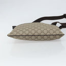 GUCCI GG Supreme Shoulder Bag PVC Beige Silver 141626 Auth 168461-5