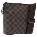 LOUIS VUITTON Damier Ebene Olaf PM Shoulder Bag N41442 LV Auth 168475-1