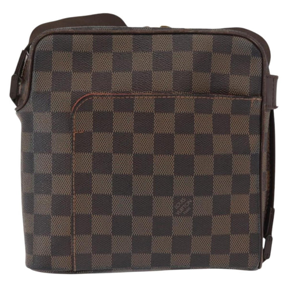 LOUIS VUITTON Damier Ebene Olaf PM Shoulder Bag N41442 LV Auth 168475