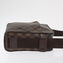 LOUIS VUITTON Damier Ebene Olaf PM Shoulder Bag N41442 LV Auth 168475-4