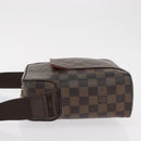 LOUIS VUITTON Damier Ebene Olaf PM Shoulder Bag N41442 LV Auth 168475-5