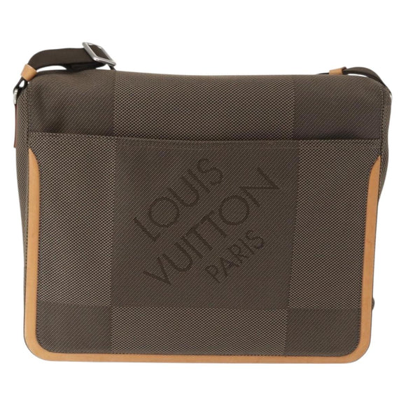 LOUIS VUITTON Damier Geant Messager Shoulder Bag Tail M93030 LV Auth 168478