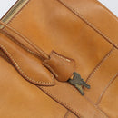 HERMES Early Hand Bag Leather Brown Auth 168481-10