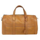 HERMES Early Hand Bag Leather Brown Auth 168481-13