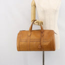 HERMES Early Hand Bag Leather Brown Auth 168481-20