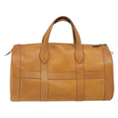 HERMES Early Hand Bag Leather Brown Auth 168481-2