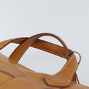 HERMES Early Hand Bag Leather Brown Auth 168481-8