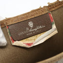 GUCCI Web Sherry Line GG Supreme Tote Bag PVC Beige Gold 40 02 003 Auth 168482-14