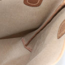 GUCCI Web Sherry Line GG Supreme Tote Bag PVC Beige Gold 40 02 003 Auth 168482-16