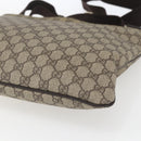 GUCCI GG Supreme Shoulder Bag PVC Beige Gold 201446 Auth 168484-9