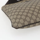 GUCCI GG Supreme Shoulder Bag PVC Beige Gold 201446 Auth 168484-14