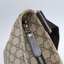 GUCCI GG Supreme Shoulder Bag PVC Beige Gold 201446 Auth 168484-10