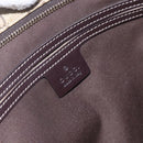 GUCCI GG Supreme Shoulder Bag PVC Beige Gold 201446 Auth 168484-18