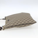GUCCI GG Supreme Shoulder Bag PVC Beige Gold 201446 Auth 168484-3
