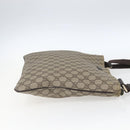 GUCCI GG Supreme Shoulder Bag PVC Beige Gold 201446 Auth 168484-4