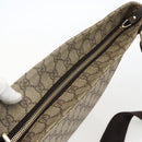 GUCCI GG Supreme Shoulder Bag PVC Beige Gold 201446 Auth 168484-6