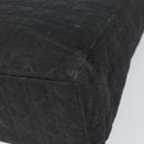 Christian Dior Lady Dior Canage Hand Bag Black Gold Auth 168488-15