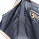 FENDI Pecan Canvas Tote Bag Brown Black Auth 168489-20