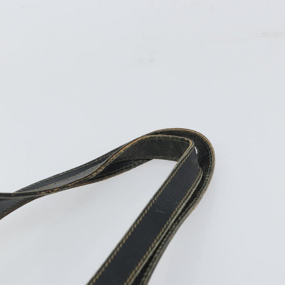 FENDI Pecan Canvas Tote Bag Brown Black Auth 168489