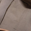 FENDI Zucchino Canvas Hand Bag Beige Gold Auth 168496-11