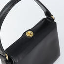 GUCCI Handtasche Leder Schwarz Gold Auth 168499-6